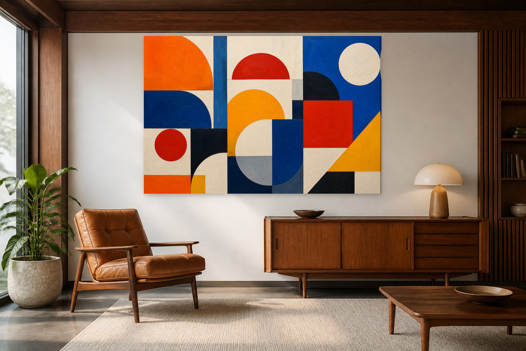 Bauhaus geometry - 3 pieces set – interior view 2