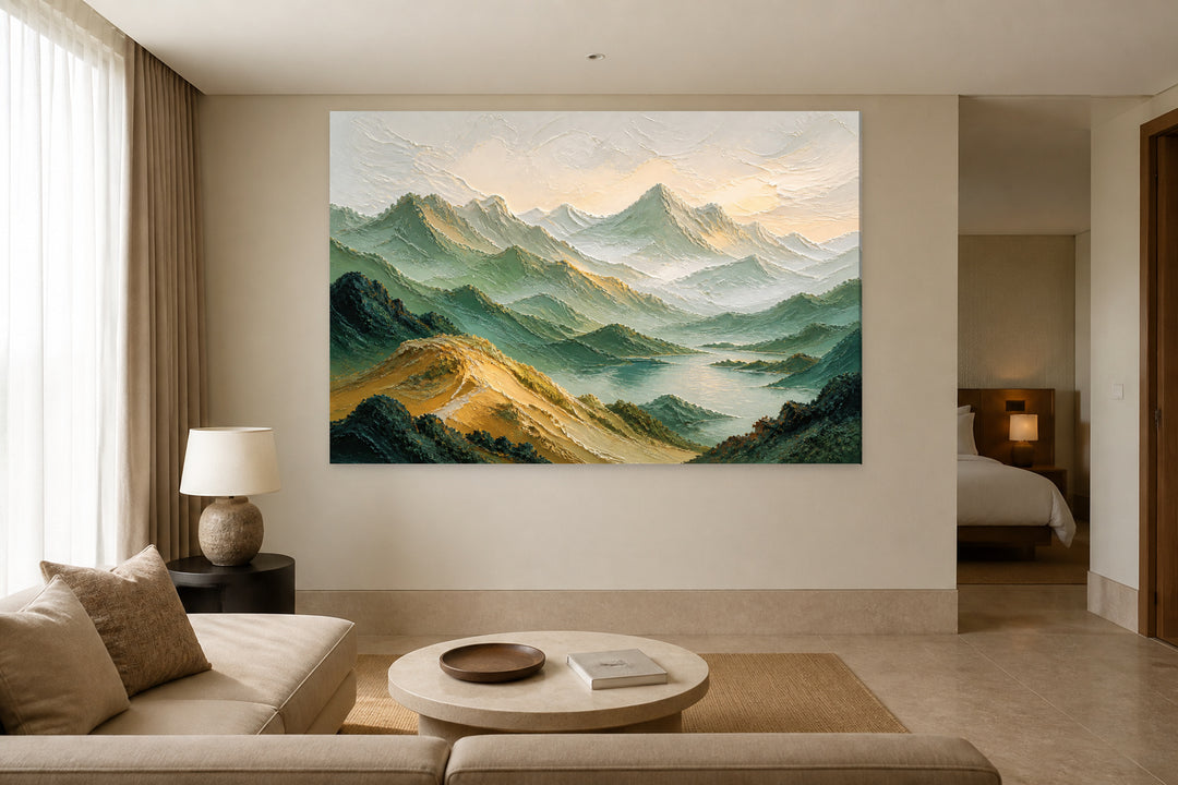 Landscape of mountains on the horizon – interior view 3