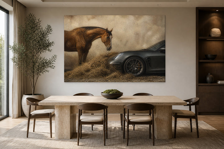 Porsche and the horse – interior view 2