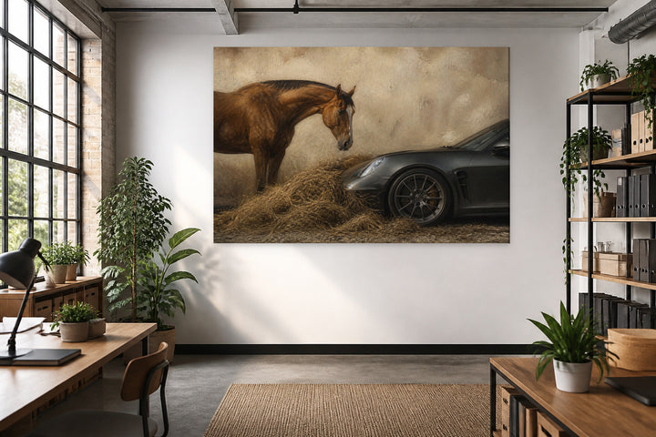 Porsche and the horse – interior view 3