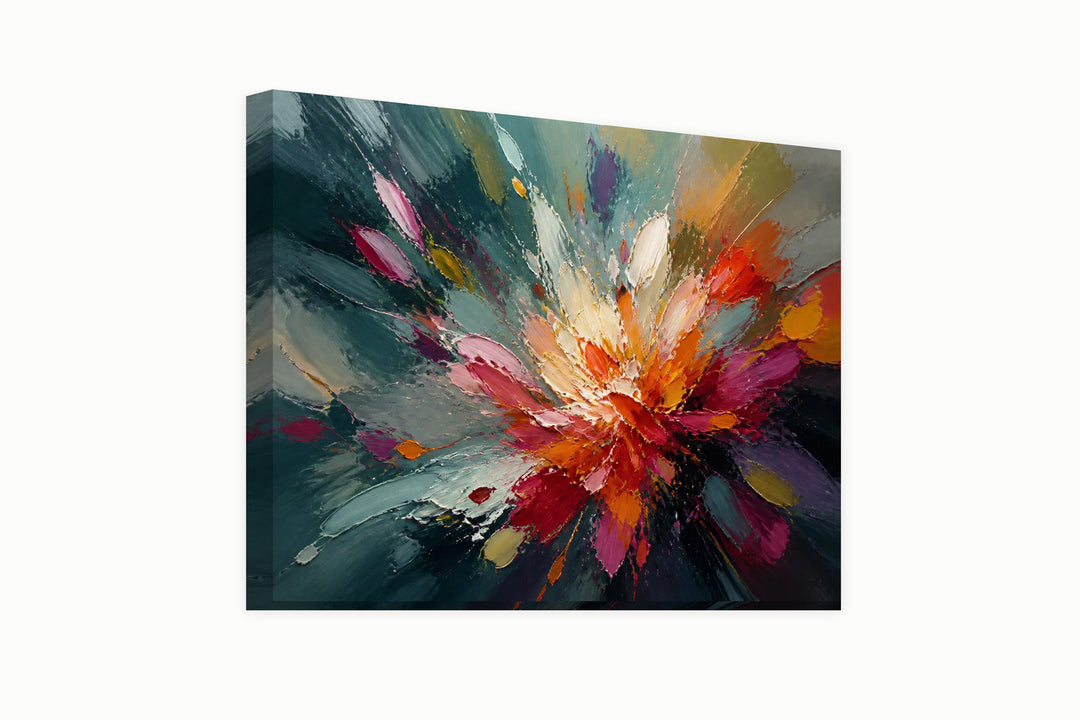 Ninfea painting abstract – front view