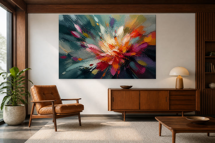 Ninfea painting abstract – interior view 2