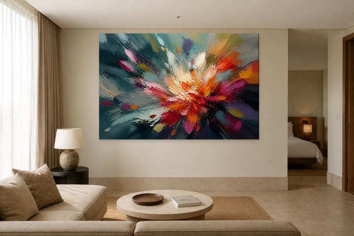 Ninfea painting abstract – interior view 3