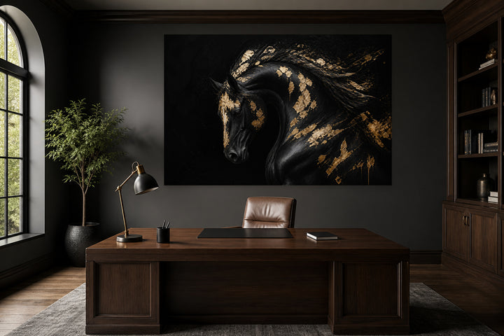 Gold horse – interior view 1