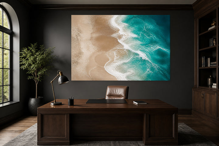 The meeting: sea and beach – interior view 1