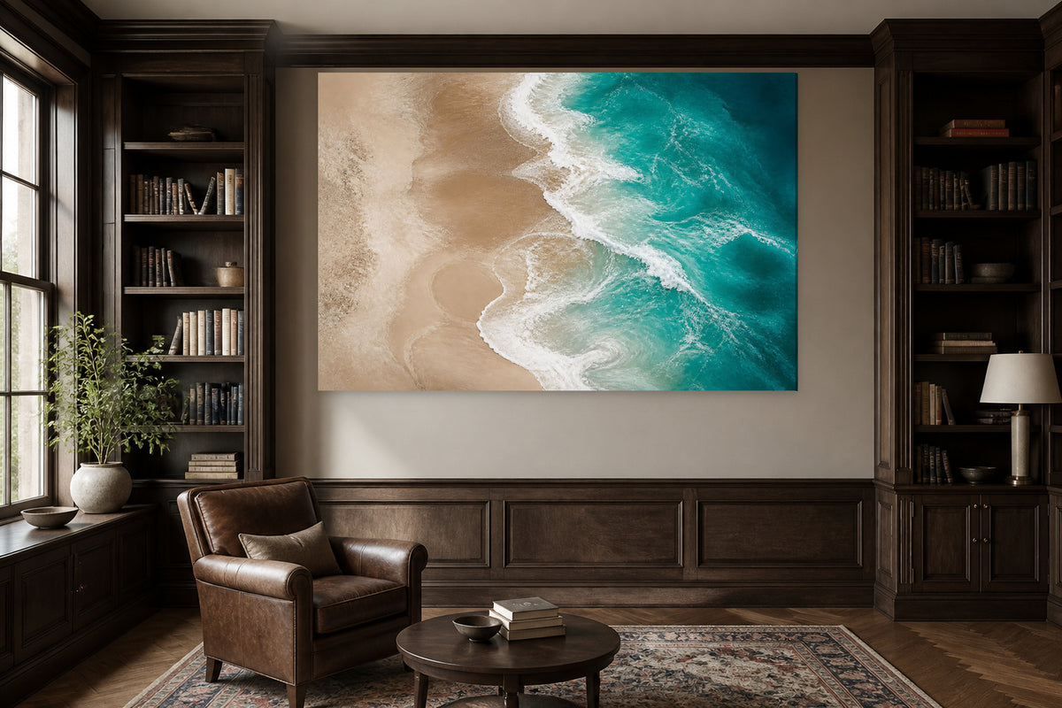 The meeting: sea and beach