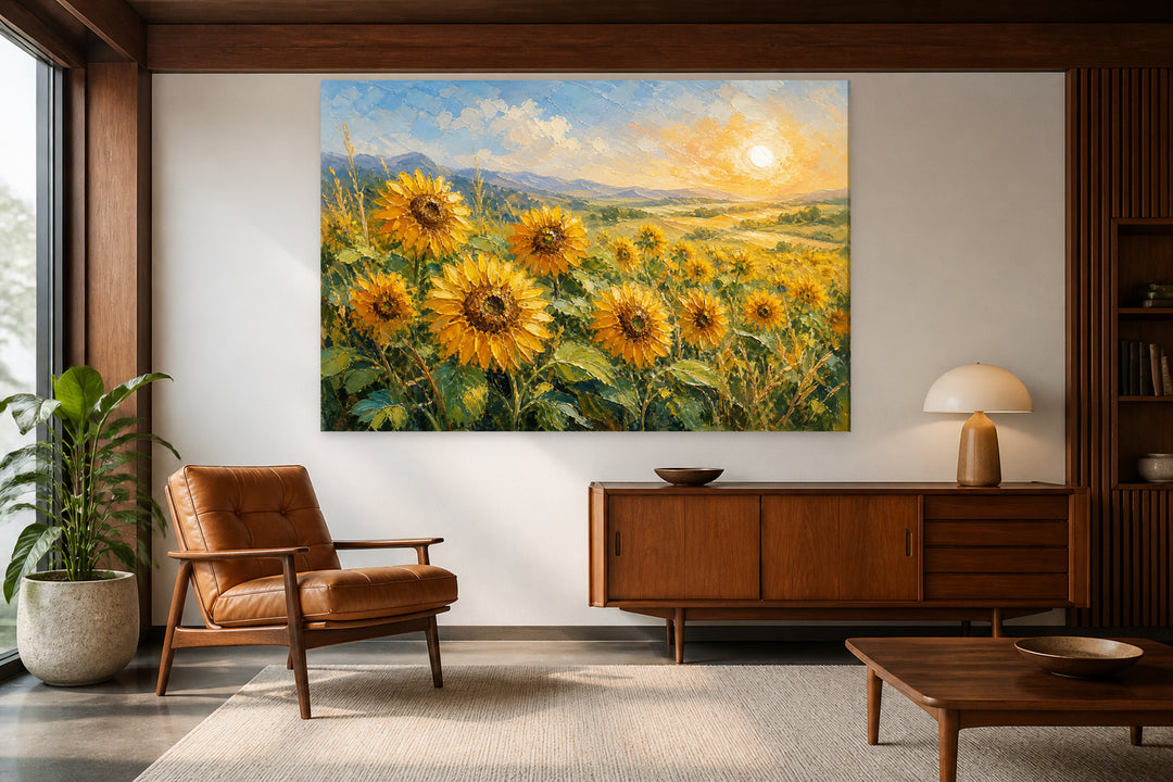Sunflower field – interior view 2