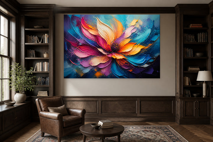 Colored flower – interior view 3