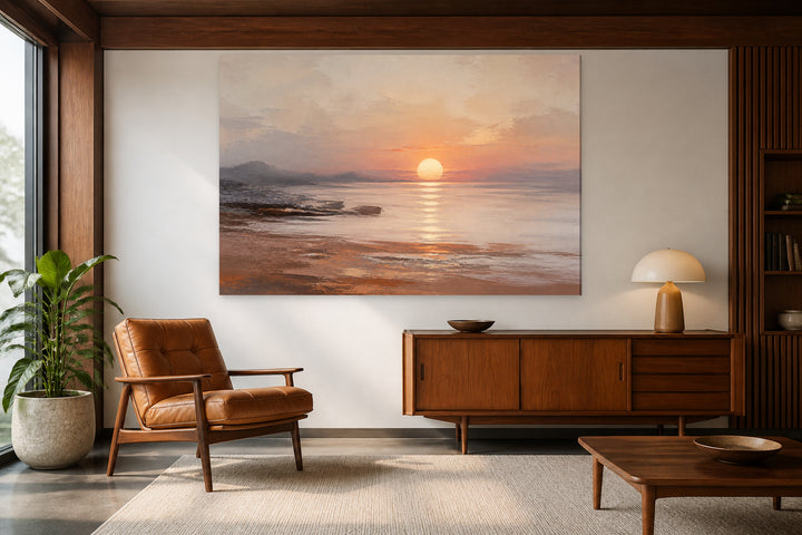 Sunset painting on the sea – interior view 2
