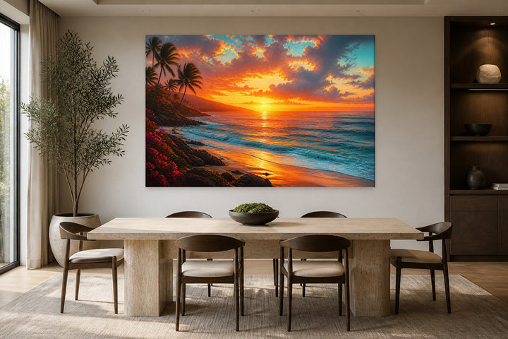 Tropical sunset – interior view 2