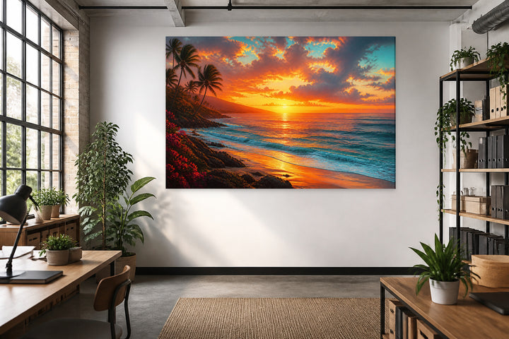 Tropical sunset – interior view 3