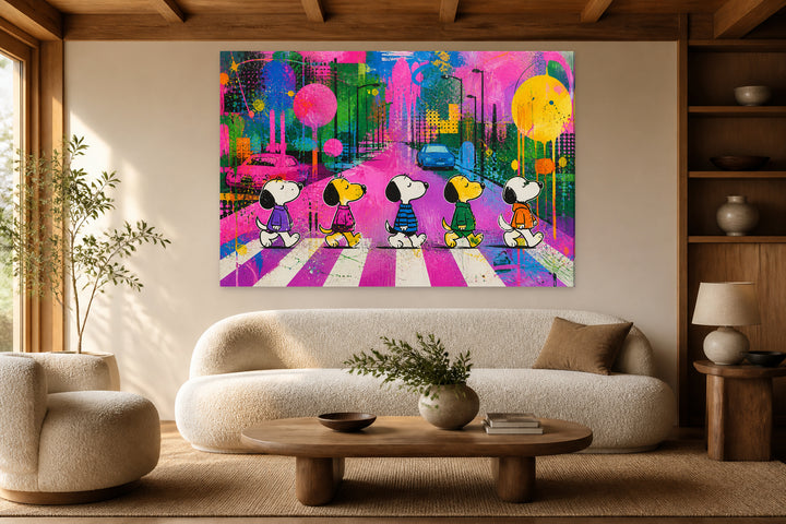 Snoopy Beatles – interior view 1