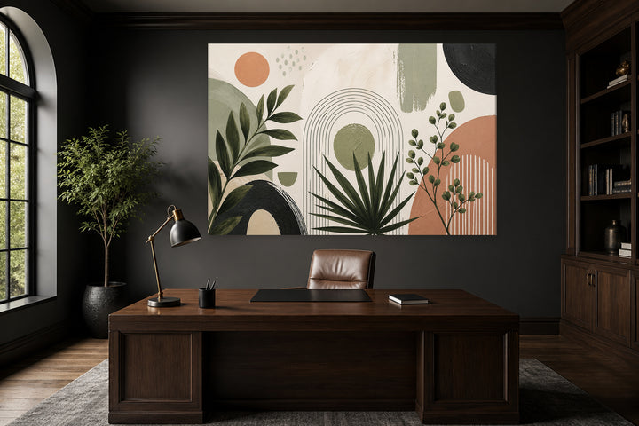Modern green plants - 3 pieces set – interior view 1