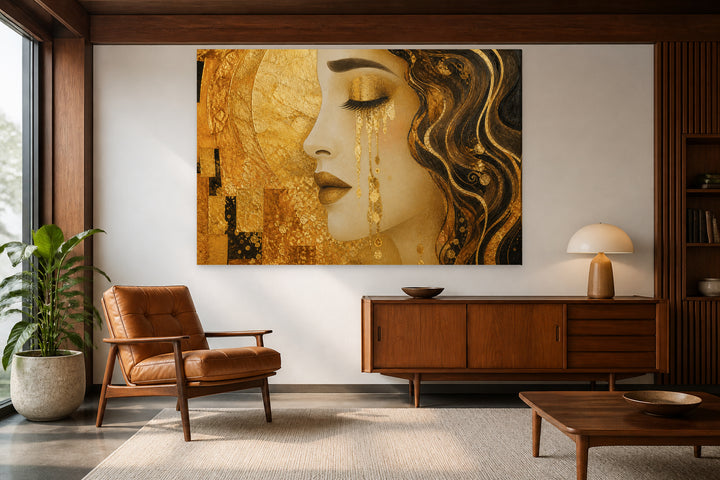 Golden tears and kiss - Gustav Klimt – interior view 2
