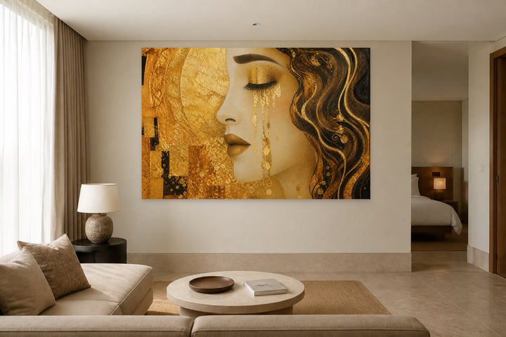 Golden tears and kiss - Gustav Klimt – interior view 3