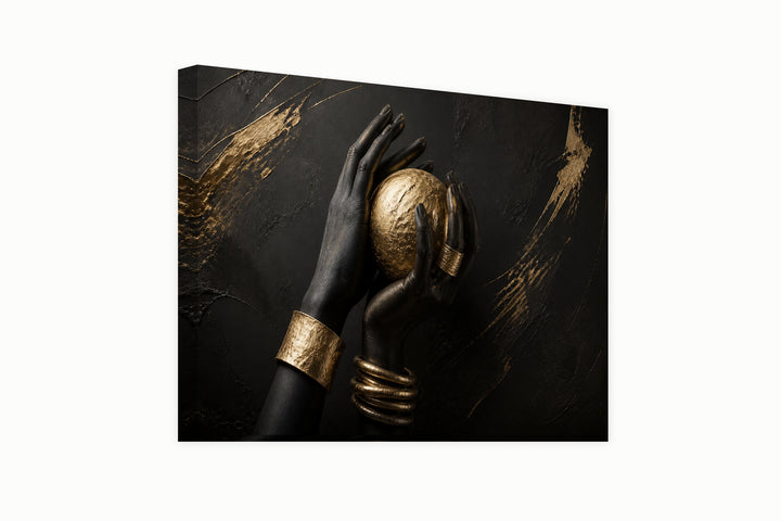 Gold Hand – front view