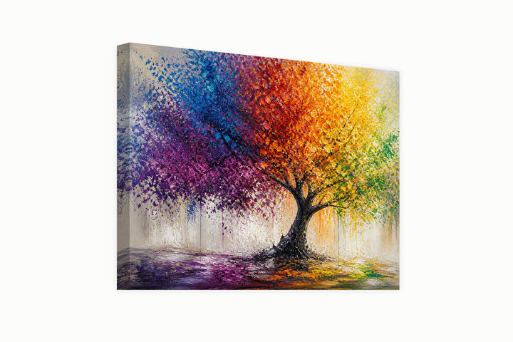 Colored tree – front view