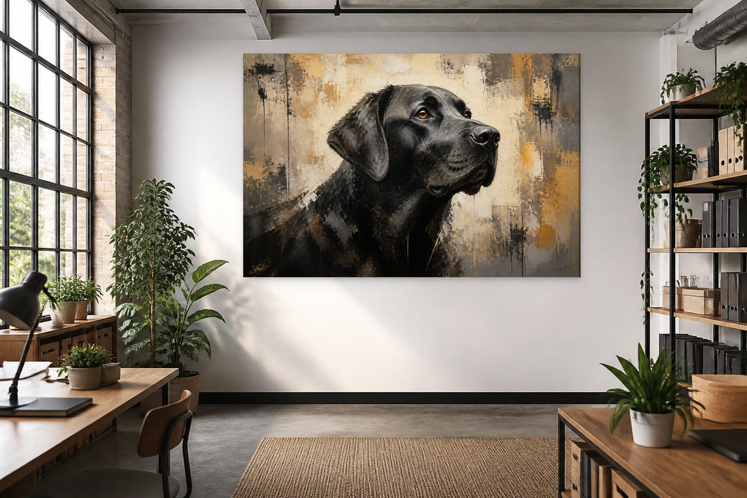 Black labrador – interior view 3