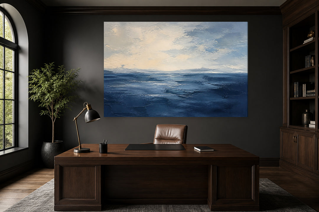 Navy blue ocean – interior view 1