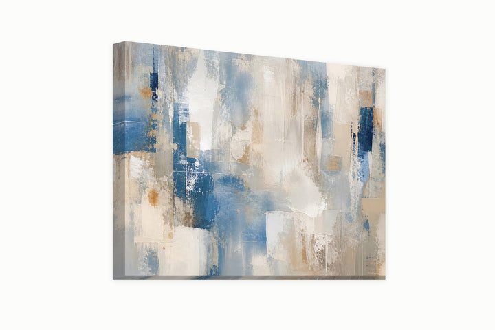 Abstract blue set 3 pieces – front view