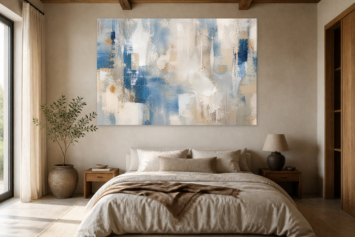Abstract blue set 3 pieces – interior view 1
