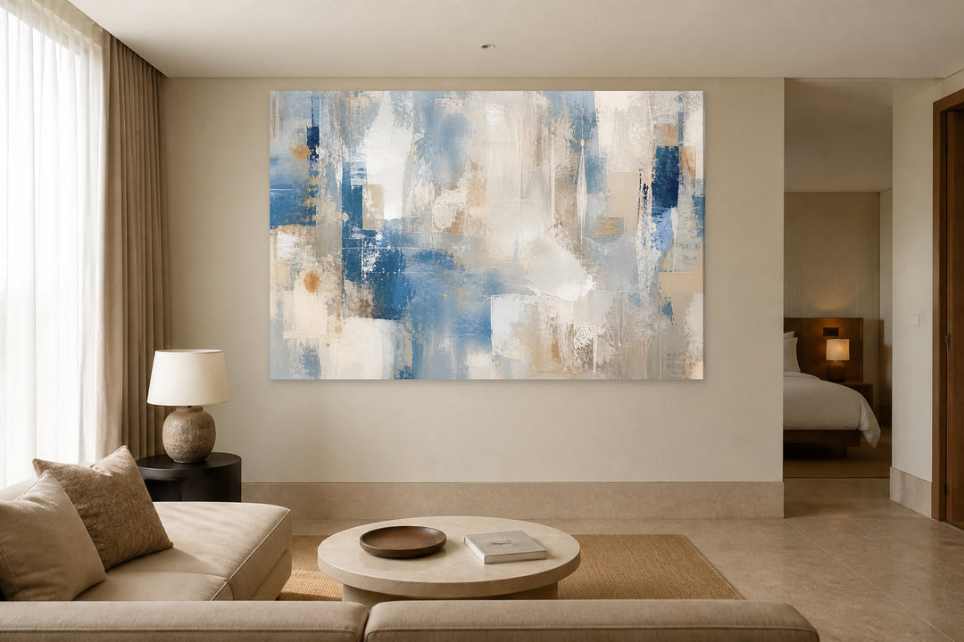 Abstract blue set 3 pieces – interior view 2