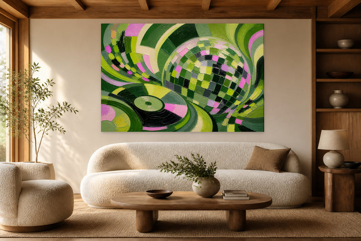 This Kitchen is for Dancing - Green – interior view 1