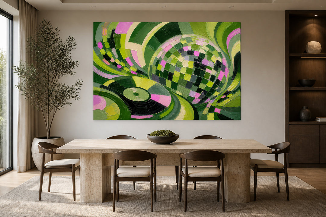 This Kitchen is for Dancing - Green – interior view 2