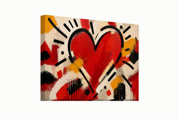 Keith Haring - Heart – front view