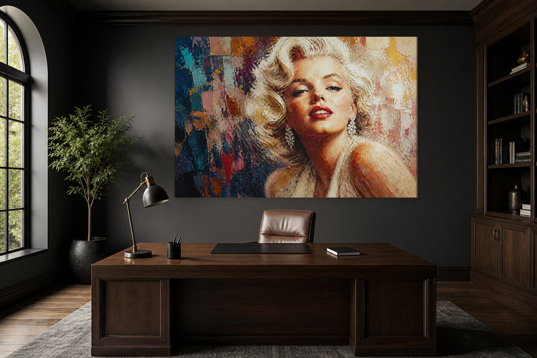 Glamour painting Marilyn Monroe – interior view 1