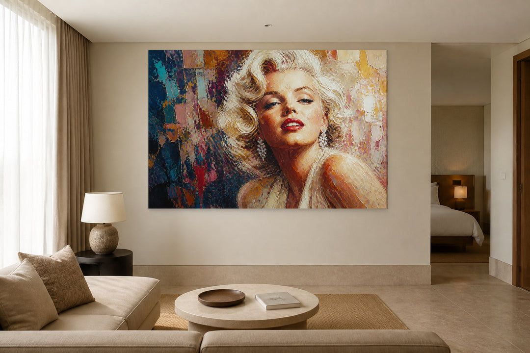 Glamour painting Marilyn Monroe – interior view 3