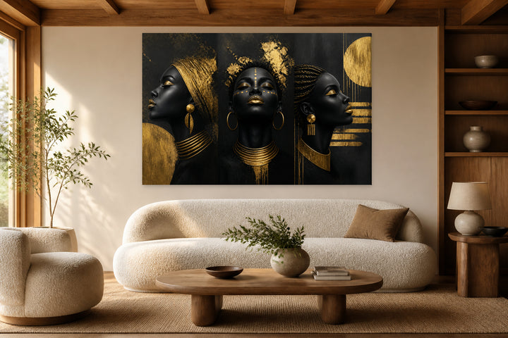 Tris African - 3 pieces set – interior view 1
