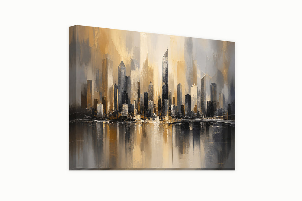 Abstract skyscrapers – front view