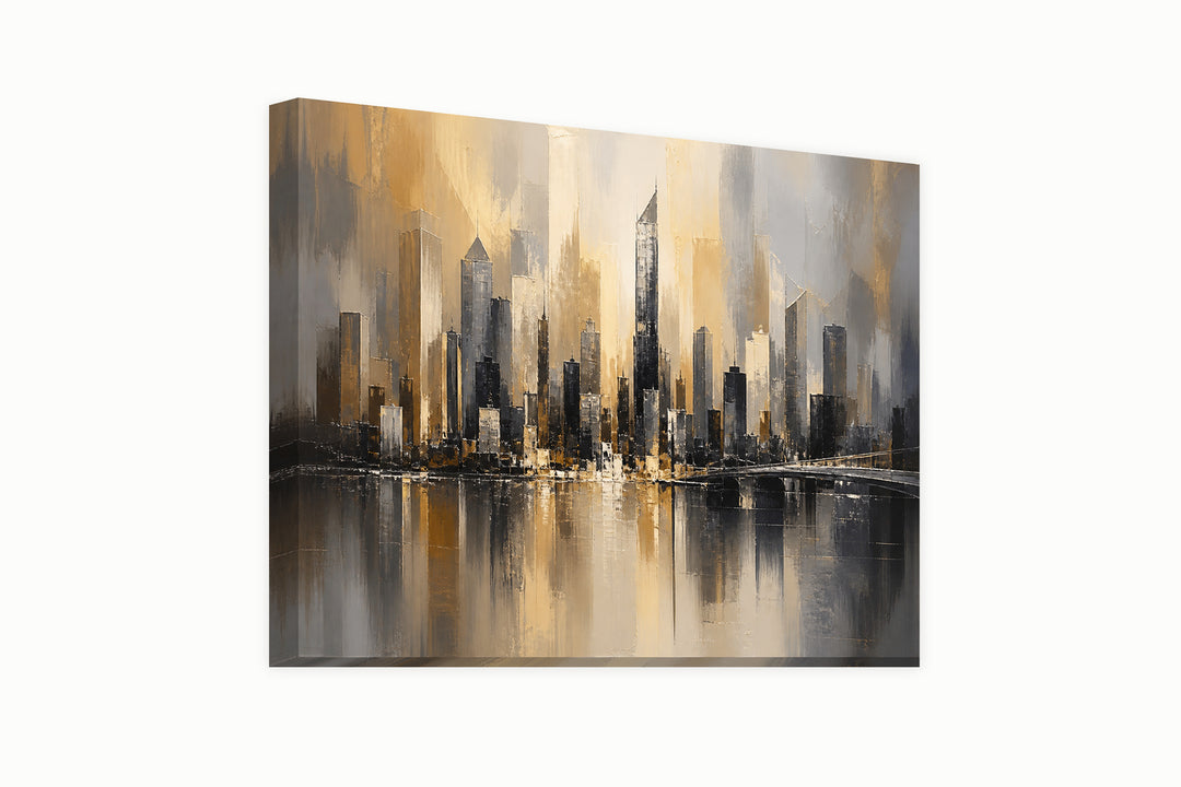 Abstract skyscrapers – front view