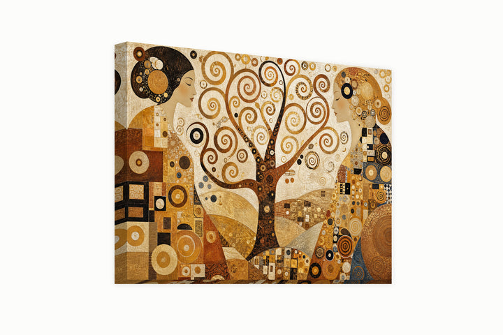 3 -piece set of life - Klimt – front view