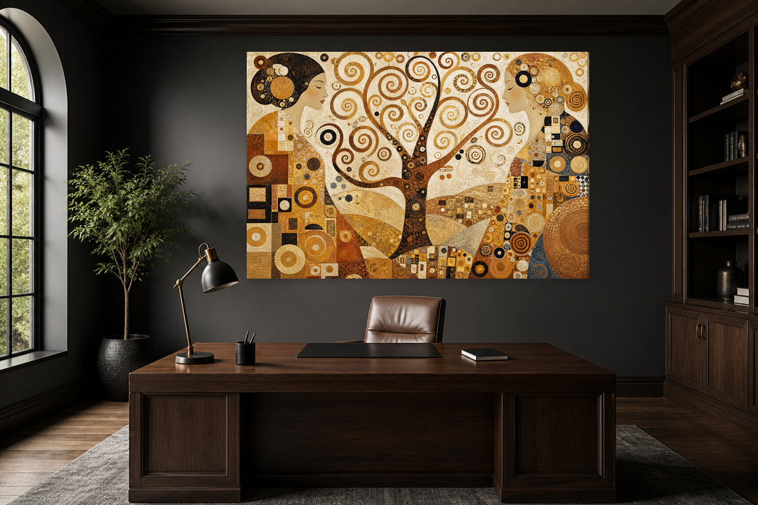 3 -piece set of life - Klimt – interior view 1