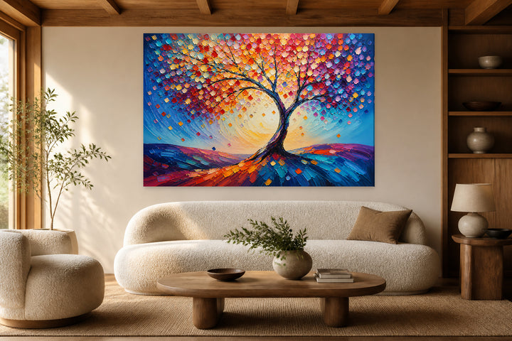 Colored abstract tree – interior view 1