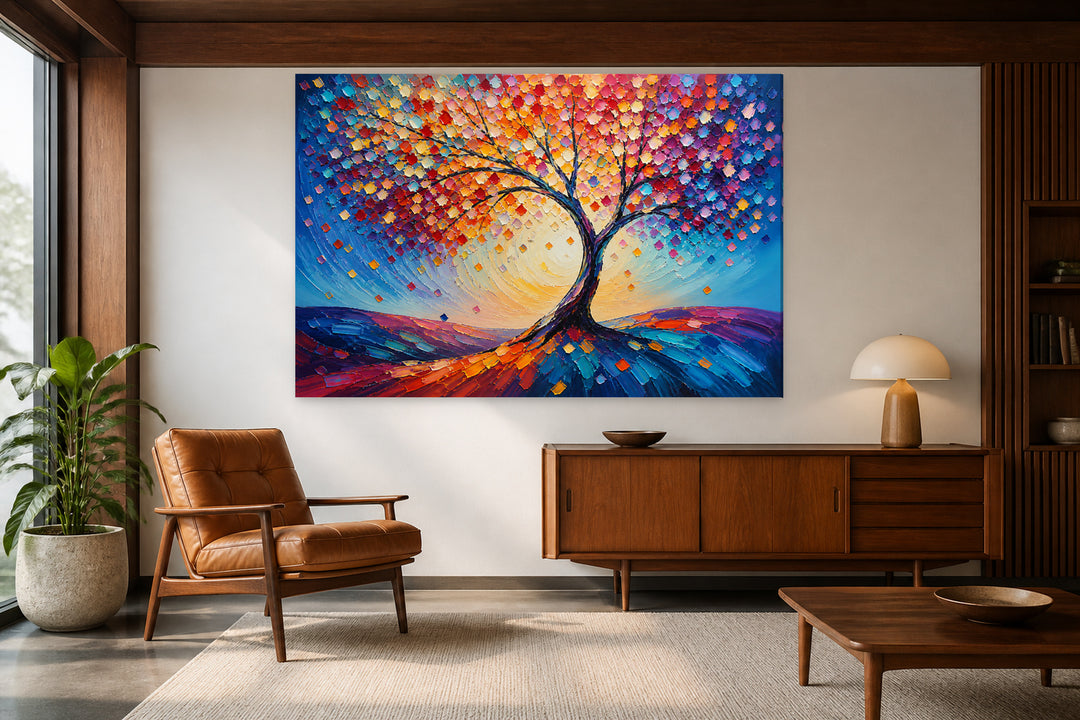 Colored abstract tree – interior view 2