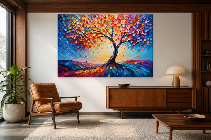 Colored abstract tree – interior view 2