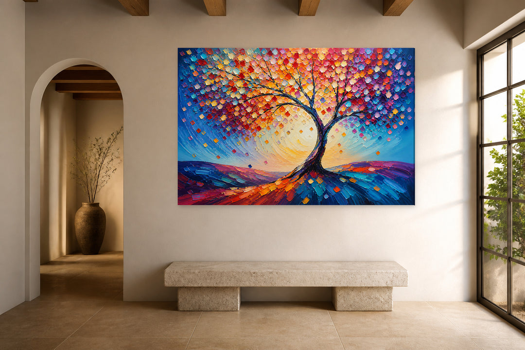 Colored abstract tree – interior view 3