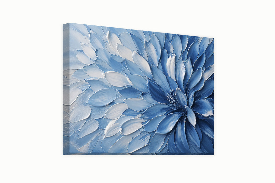 Blue petals – front view