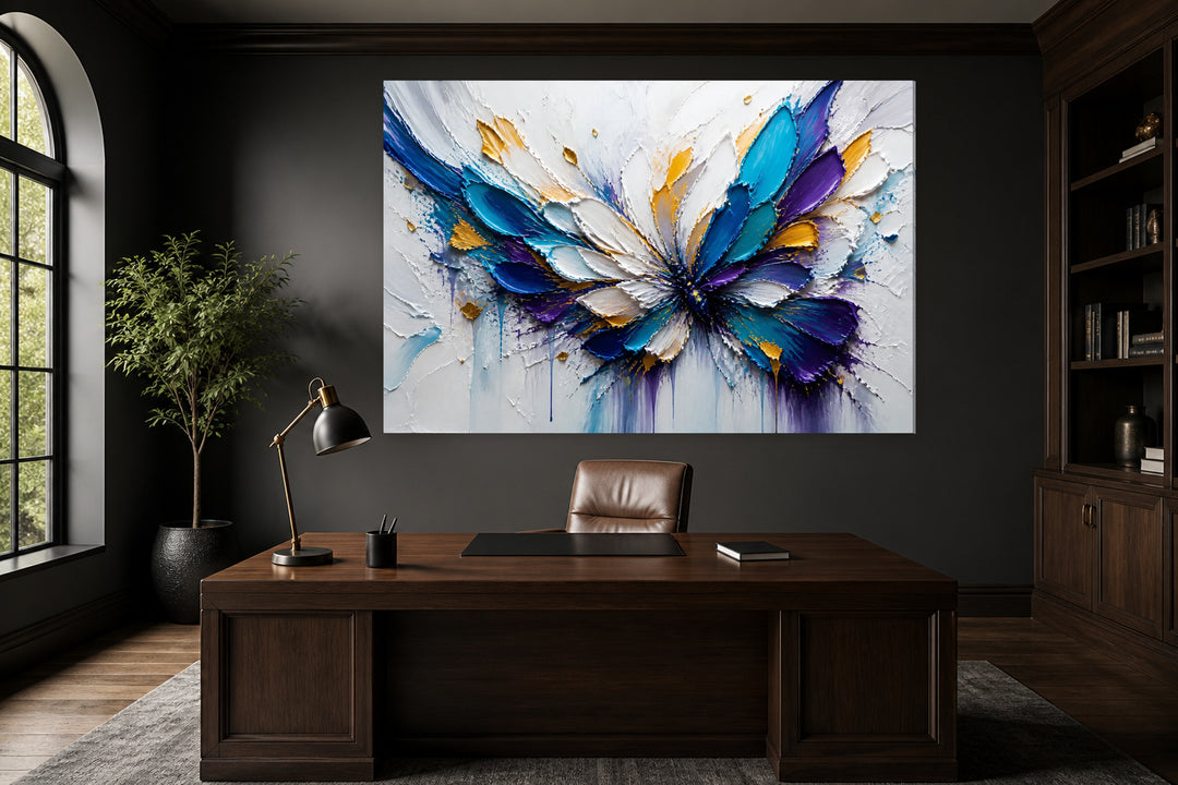 Blue butterfly – interior view 1