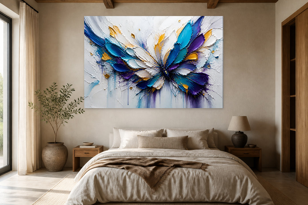 Blue butterfly – interior view 2