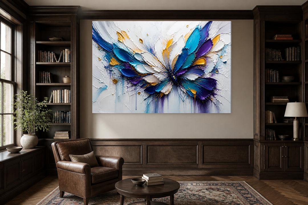Blue butterfly – interior view 3