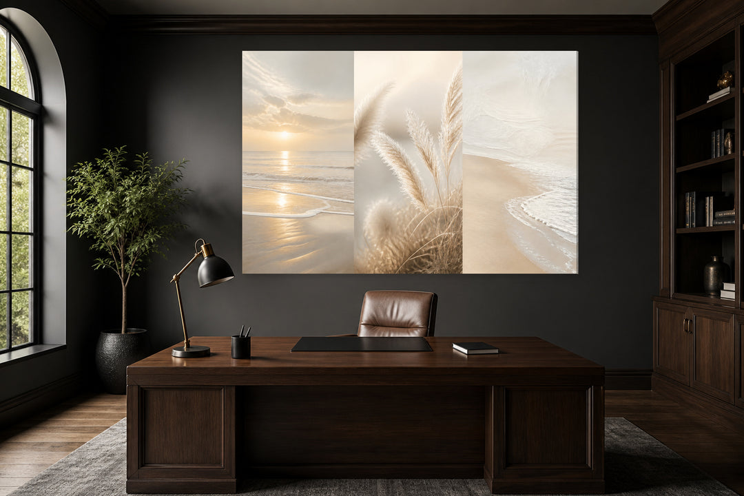Sea and beach 3 pieces set – interior view 1