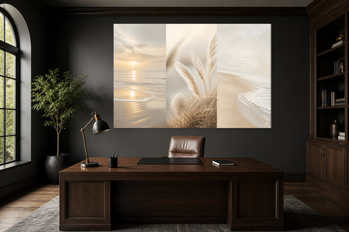 Sea and beach 3 pieces set – interior view 1
