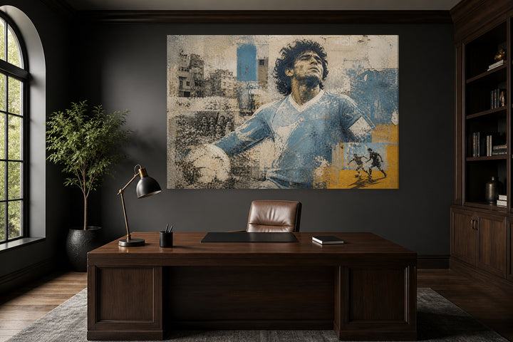 Maradona murals – interior view 1