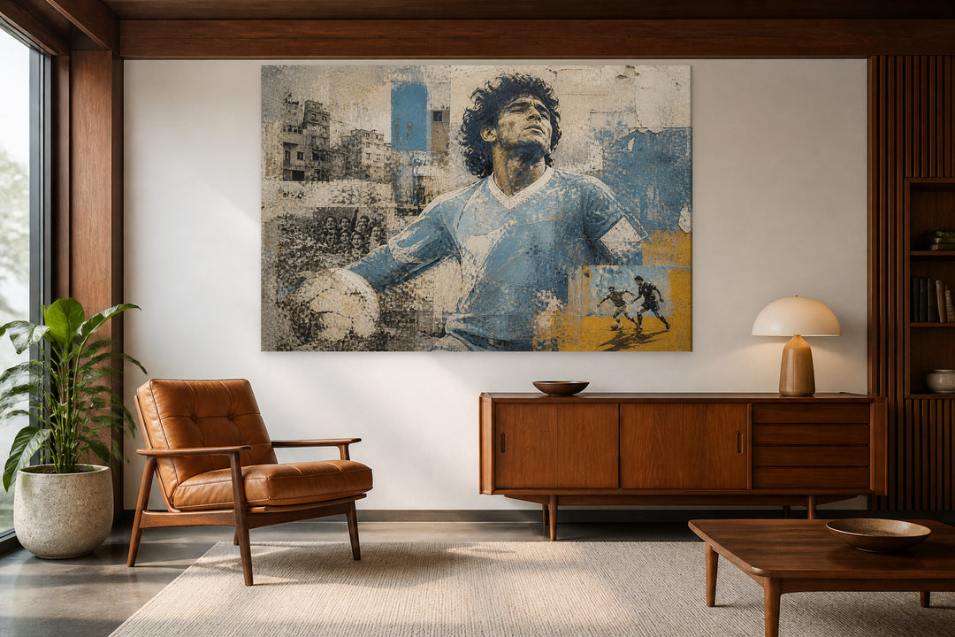 Maradona murals – interior view 2