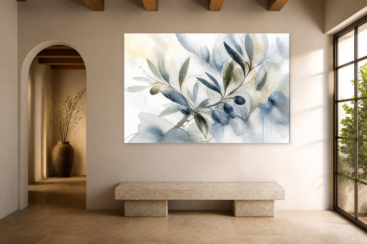 Olive tree in watercolor – interior view 3