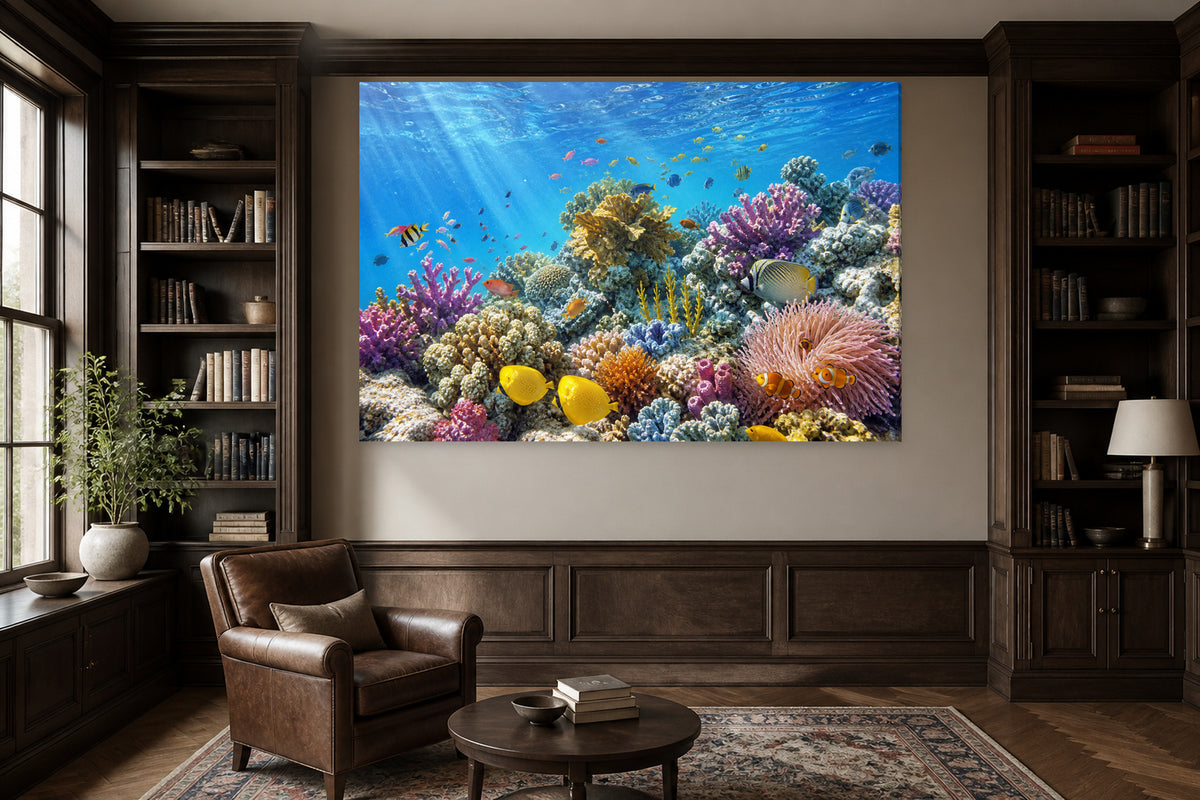 At the bottom of the sea